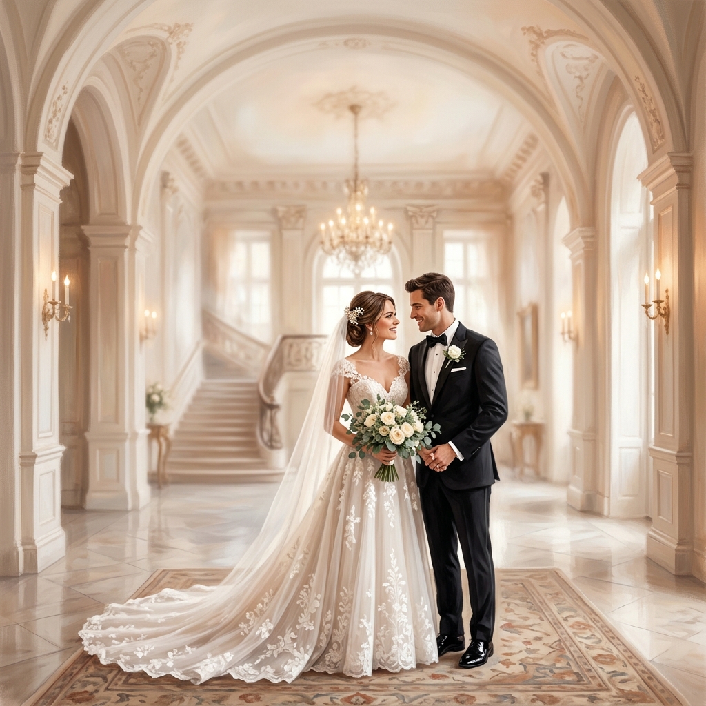 Elegant Palace Wedding